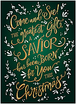 Wishing you the gift of faith, the blessing of hope, and the peace of God's love. Merry Christmas. Greatest Gift H2422U-AA